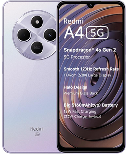 REDMI A4 (Sparkle Purple, 128 GB)  (4 GB RAM)