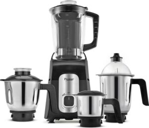 Prestige All-in-One 1000 W Juicer Mixer Grinder  (Ergon | 4 Jars | Black)