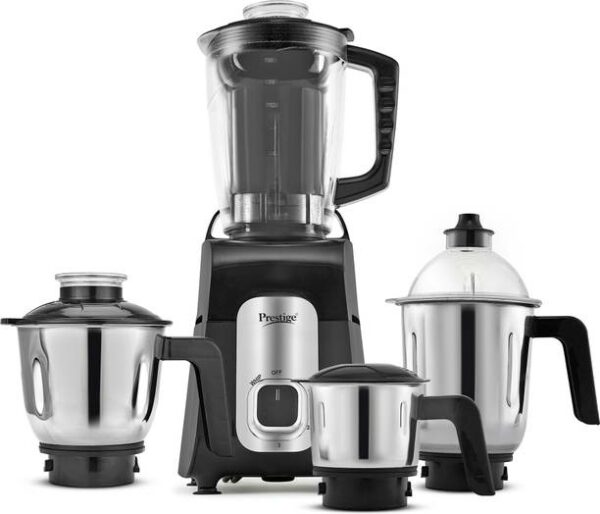Prestige All-in-One 1000 W Juicer Mixer Grinder  (Ergon | 4 Jars | Black)