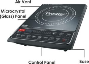 Prestige 2000 W Induction Cooktop Push Button  (Black, PIC 16.0 plus)