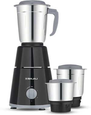 BAJAJ GX 1 500 W Juicer Mixer Grinder  (GX 1 Black (410569) | 3 Jars | Black)