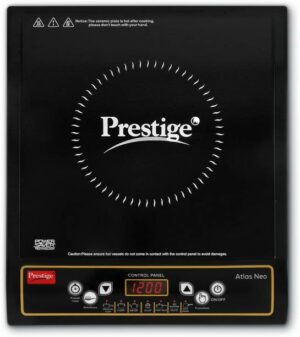Prestige 1200 W Induction Cooktop Push Button  (Black, Atlas Neo)