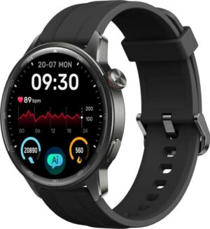 realme Watch S2, 1.43" AMOLED Display, Super AI Engine & upto 20 days battery Smartwatch  (Black Strap, One Size)
