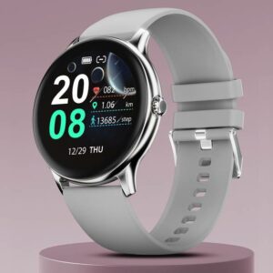 Fire-Boltt Hurricane 33.02mm (1.3) Curved Glass Display with BT Calling, 100+ Sports Modes Smartwatch  (Grey Strap, Free Size)