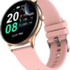Fire-Boltt Nnja Talk 35.3mm (1.39) Round Bluetooth Calling Metal Body,120 Sports Modes Smartwatch  (Pink Strap, 1.39")