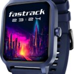 Fastrack Revoltt FS1-1.85''|Advanced Blazing Fast UI|Working Crown|AIVoice Assistant|IP68 Smartwatch  (Blue Strap, Free Size)