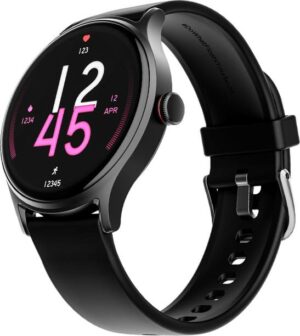 boAt Lunar Vista w/ 3.8 cm(1.52") HD & Always On Display,BT Calling, Functional Crown Smartwatch  (Active Black Strap, Free Size)