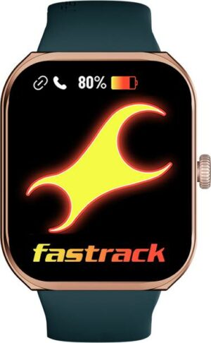 Fastrack Revoltt FS2+|2.01'' Display|Functional Crown|BT Calling|AI Voice Assistance|IP68 Smartwatch  (Green Strap, Free Size)