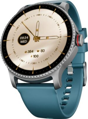 boAt Lunar Discovery/ Turn by Turn Navigation, 3.53 cm HD Display & BT Calling Smartwatch  (Active Blue Strap, Free Size)
