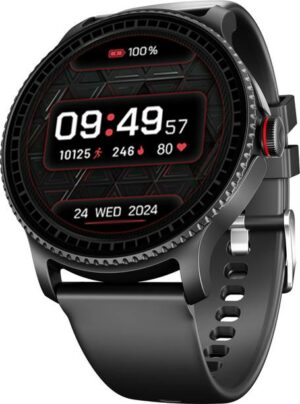 boAt Lunar Discovery w/ Turn by Turn Navigation, 3.53 cm HD Display & BT Calling Smartwatch  (Active Black Strap, Free Size)