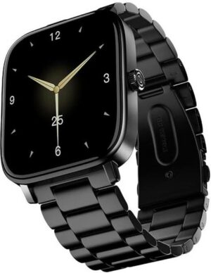Noise Icon 2 Elite Edition 1.8'' Display with Metallic Body and Bluetooth Calling Smartwatch  (Elite Black Strap, Regular)