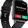 boAt Storm Call w/ 4.29 cm(1.69"), BT Calling & 550 Nits Brightness Smartwatch  (Bold Black Strap, Free Size)