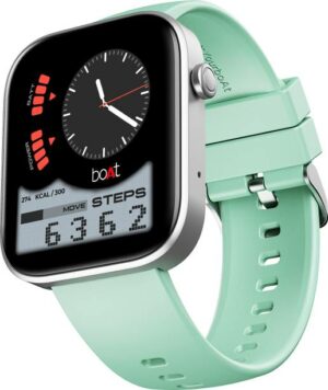 boAt Storm call 3 w/TBT Navigation,Watch Face Studio,1.83''(4.6 cm)HD Display,QR Tray Smartwatch  (Mint Green Strap, Free Size)
