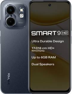 Infinix SMART 9 HD (Metallic Black, 64 GB) (3 GB RAM)