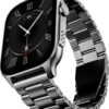 boAt Ultima Ember w/ 1.96''(4.97cm)AMOLED Screen,Personalized Nudges,Functional Crown Smartwatch  (Steel Black Strap, Free Size)