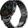 boAt Ultima Prime w/ 1.43"(3.68cm)AMOLED Display,Personalized Nudges,Functional Crown Smartwatch  (Steel Black Strap, Free Size)