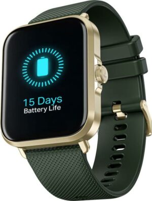 boAt Storm Infinity, 15 Days Huge Battery(550 mAh), Fast Charge,1.83"(4.64cm) Display Smartwatch  (Jade Gold Strap, Free Size)