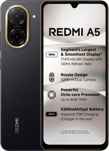 REDMI A5 (Just Black, 128 GB)  (4 GB RAM)