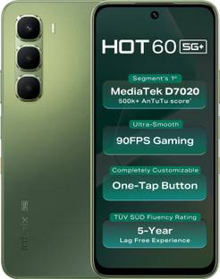 Infinix Hot 60 5G+ (Tundra Green, 128 GB)  (6 GB RAM)