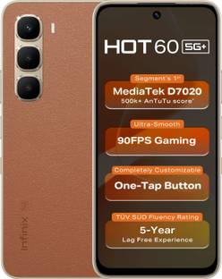 Infinix Hot 60 5G+ (Caramel Glow, 128 GB) (6 GB RAM)