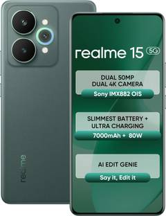 realme 15 5G (Velvet Green, 256 GB)  (8 GB RAM)