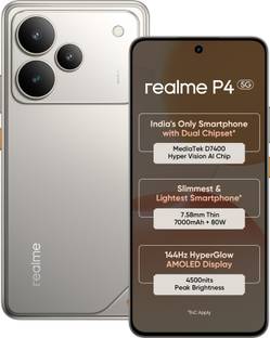 realme P4 5G (Steel Grey, 128 GB)  (6 GB RAM)