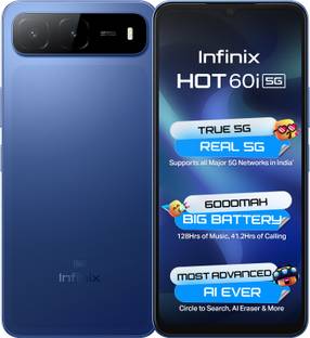 Infinix HOT 60i 5G (Shadow Blue, 128 GB) (4 GB RAM)