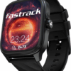 Fastrack Pro-1.97'' Super AMOLED Display|AOD|Working Crown|BT Calling|Fast Charge Smartwatch  (Black Strap, Free Size)