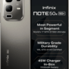 Infinix Note 50x 5G+ 45W Charger In the Box & AI (Titanium Grey, 128 GB)  (6 GB RAM)