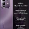 Infinix Note 50x 5G+ 45W Charger In the Box & AI (Enchanted Purple, 128 GB)  (6 GB RAM)