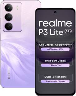 realme P3 Lite 5G Charger in the Box (Purple Blossom, 128 GB)  (4 GB RAM)