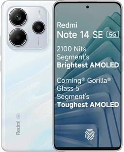 REDMI Note 14 SE 5G (Mystique White, 128 GB)  (6 GB RAM)