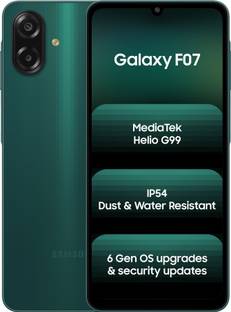 Samsung Galaxy F07 (Green, 64 GB)  (4 GB RAM)