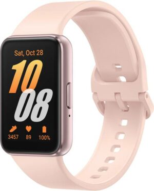 Samsung Galaxy Fit3 | AMOLED Display & Aluminium Body | Upto 13Day Battery | 5ATM & IP68  (Pink Strap, Free Size)