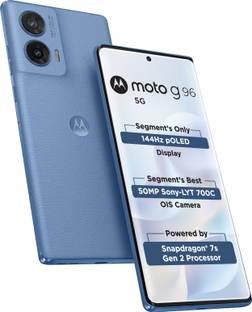 MOTOROLA G96 5G (Pantone Ashleigh Blue, 128 GB)  (8 GB RAM)