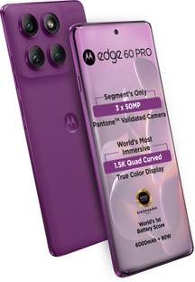 MOTOROLA Edge 60 Pro (Pantone Sparkling Grape, 256 GB)  (8 GB RAM)