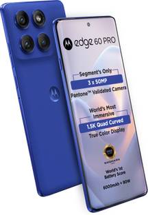 MOTOROLA Edge 60 Pro (Pantone Dazzling Blue, 512 GB)  (16 GB RAM)