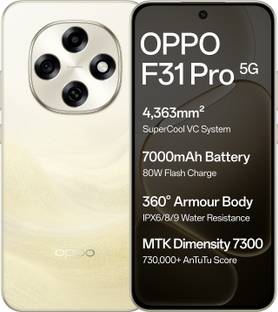 OPPO F31 Pro 5G (Desert Gold, 256 GB)  (8 GB RAM)