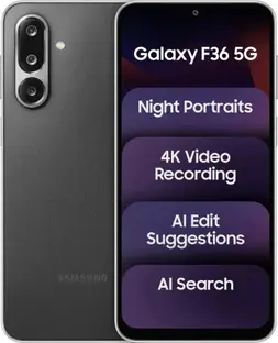 Samsung Galaxy F36 5G (Black, 128 GB)  (6 GB RAM)