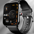 boAt Wave Fury with 1.83” HD Display, Bluetooth Calling & Functional Crown Smartwatch  (Active Black Strap, Free Size)