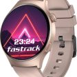 Fastrack Optimus Pro with 1.43″ AMOLED Display & AOD(466×466),Functional Crown,BT Calling Smartwatch  (Beige Strap, Free Size)