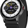 boAt Lunar Discovery w/ Turn by Turn Navigation, 3.53 cm HD Display & BT Calling Smartwatch  (Black Metal Strap, Free Size)